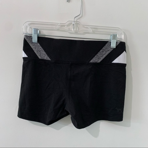 VICTORIA’S SECRET PINK || BLACK BIKE SHORTS - Picture 2 of 3